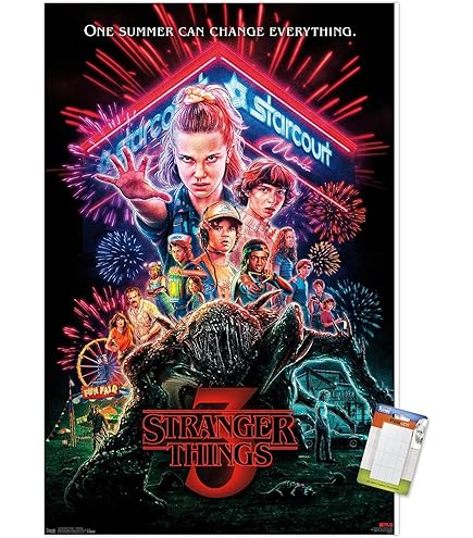 Stranger Things ポスター Netflix Stranger Things: Season 2 - Key Art Wall Poster, 14.725